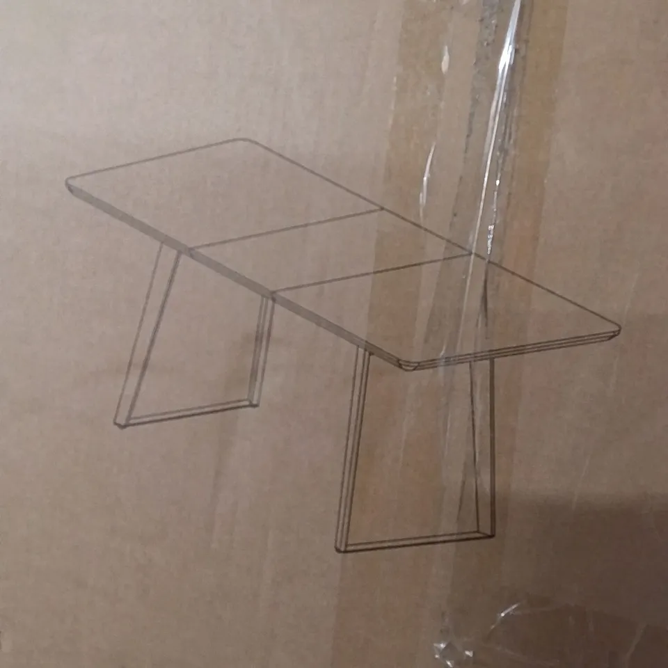 BOXED DINING TABLE - WALNUT (1 BOX)