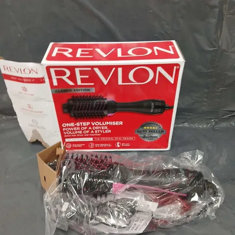 BOXED REVLON SALON ONE-STEP HAIR DRYER AND VOLUMISER 