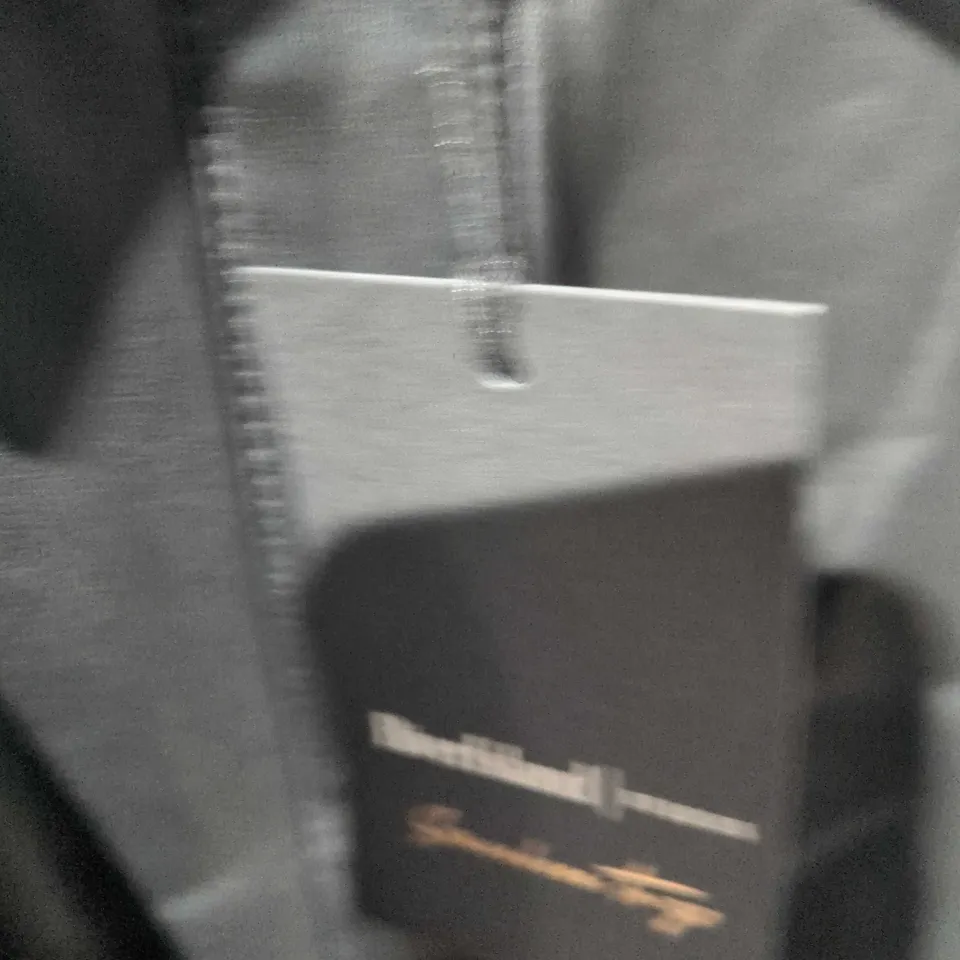 RIVER ISLAND BLACK FAUX LEATHER BELTED COAT – WOMEN'S UK 16