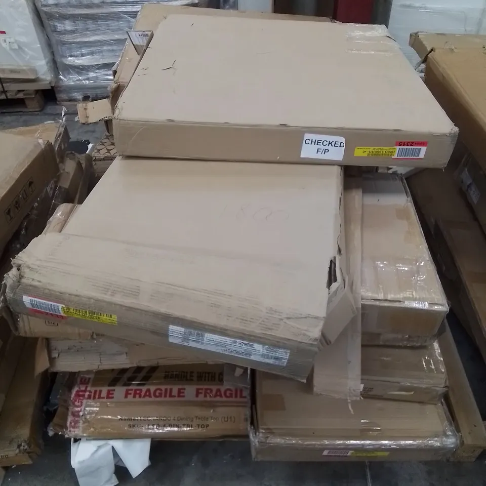 PALLET TO CONTAIN ASSORTED FURNITURE & FURNITURE PARTS 