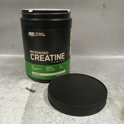 OPTIMUM NUTRITION MICRONISED CREATINE POWDER UNFLAVOURED 317G