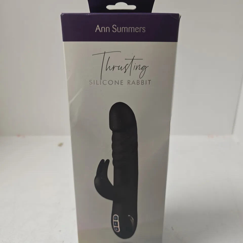 SEALED ANN SUMMERS THRUSTING SILICONE RABBIT VIBRATOR