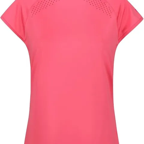 REGATTA WOMENS LUAZA T-SHIRT TROPICAL PINK SIZE 10