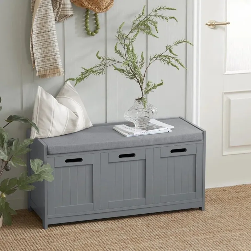 BOXED MCMILLEN STORAGE BENCH - 1 BOX