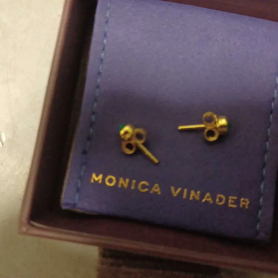 3 BOXED JEWELLERY TO INCLUDE PDPAOLA NECKLACE, MONICA VINADER EARRINGS, THREE KEYS JEWELLERY TUNGSTEN RING 