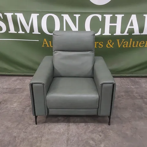 QUALITY DESIGNER ITALIAN MADE GARY LEATHER ARMCHAIR