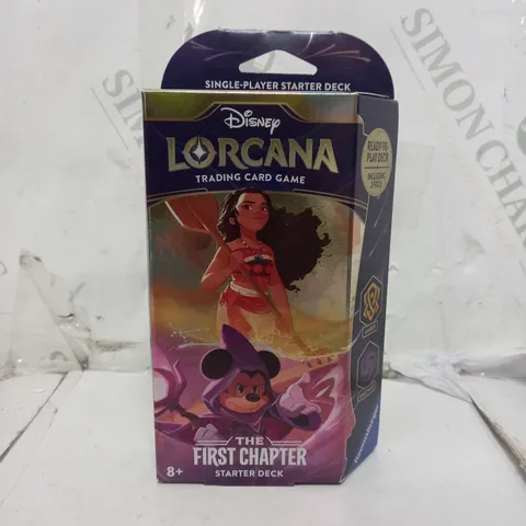 BRAND NEW BOXED DISNEY LORCANA TRADING CARD GAME THE FIRST CHAPTER STARTER DECK