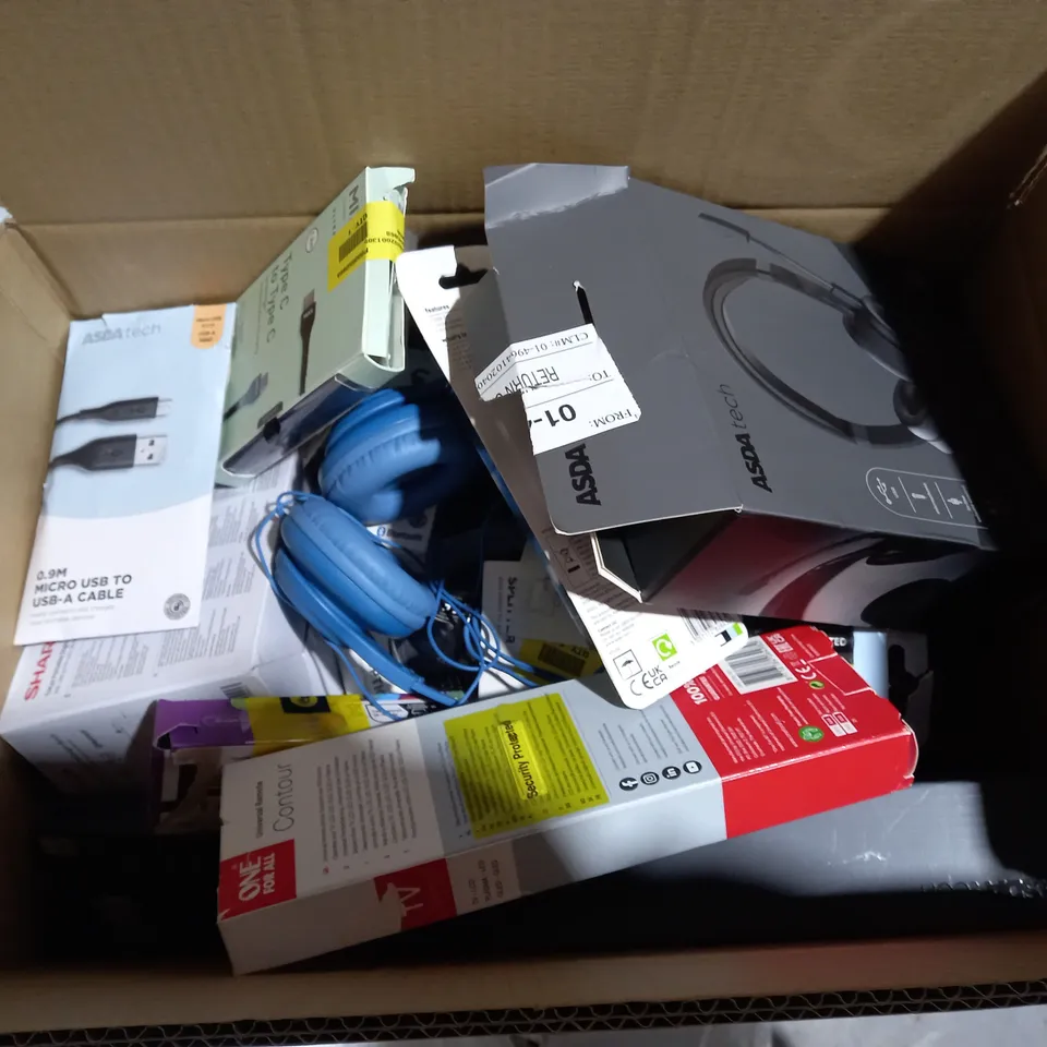LOT OF ASSORTED ITEMS TO INCLUDE - PHONE CASES - BLUETOOTH SPEAKER - WIRELESS CHARGER - CAR CHARGERS 