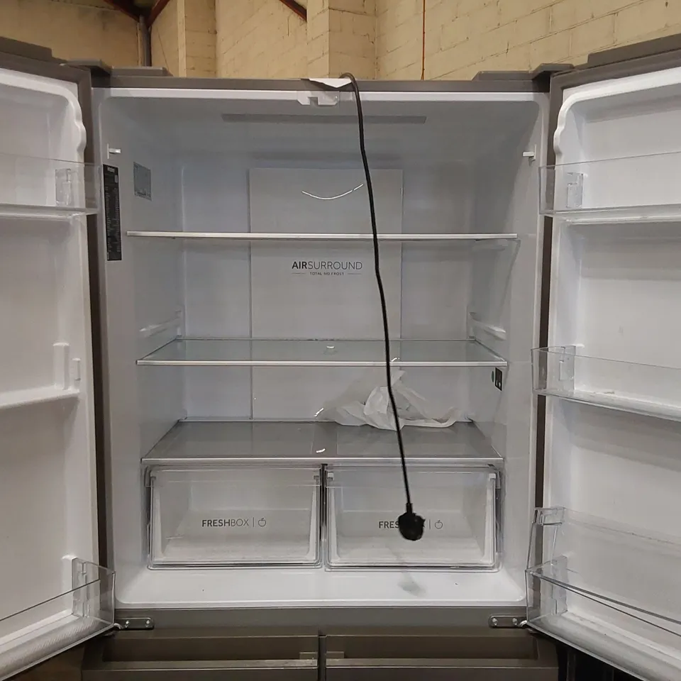 HAIER HCR3818ENMM AMERICAN STYLE TOTAL NO FROST FRIDGE FREEZER