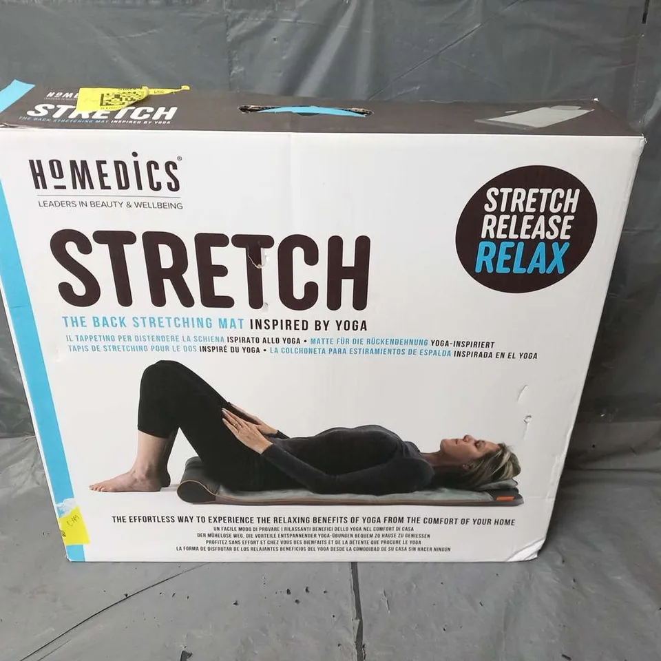 BOXED HOMEDICS STRETCH THE BACK STREATCHING MAT