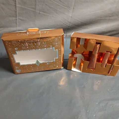 CHARLOTTE TILBURY MINI VIRAL BEAUTY ICONS SET INCLUDING LIP CHEAT, PINKGASM BEAUTY LIGHT WAND ETC