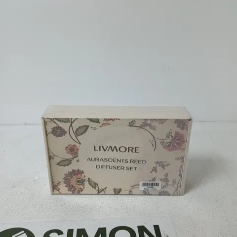LIVMORE AURASCENTS REED DIFFUSER SET – BOXED