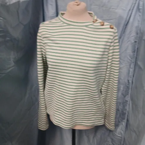 CRAGHOPPERS STRIPED KNIT TOP – UK 14 (EU 40, US L/10)