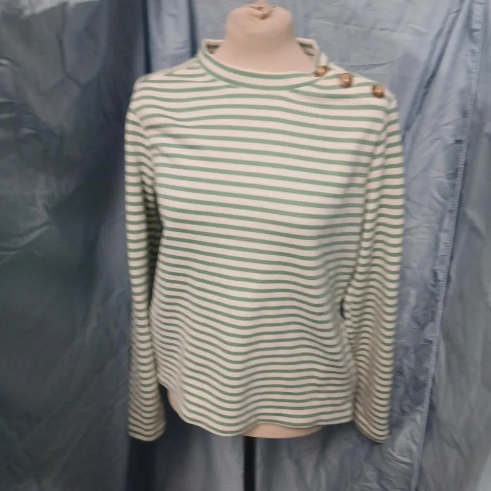 CRAGHOPPERS STRIPED KNIT TOP – UK 14 (EU 40, US L/10)