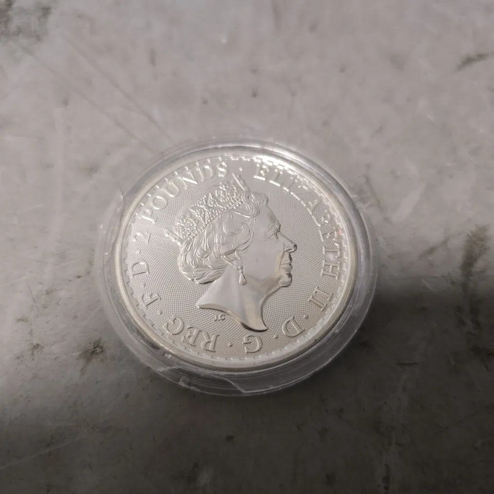BRITANNIA 1 OZ BRITANNIA COIN 999. FINE SILVER COIN 