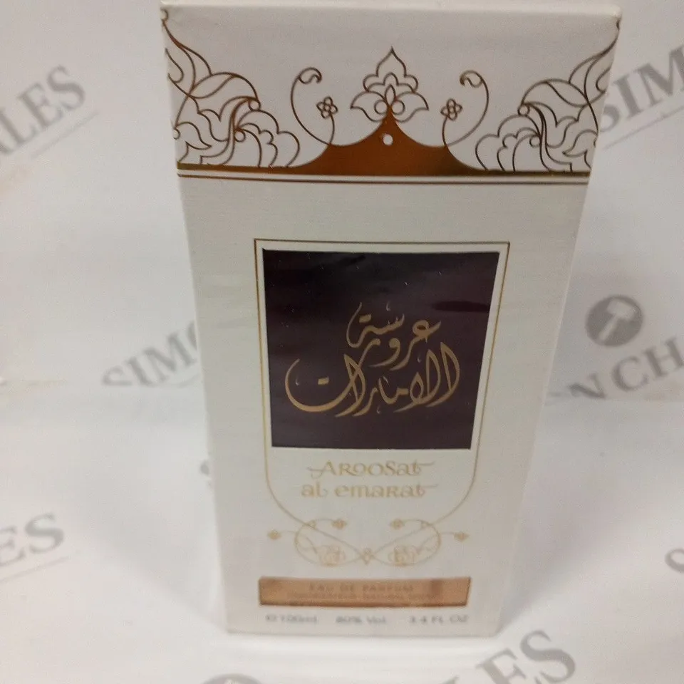 BOXED AND SEALED AROOSAT AL EMARAT EAU DE PARFUM 100ML