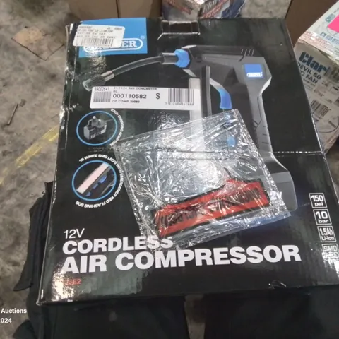 BOXED DRAPER 12V CORDLESS AIR COMPRESSOR 