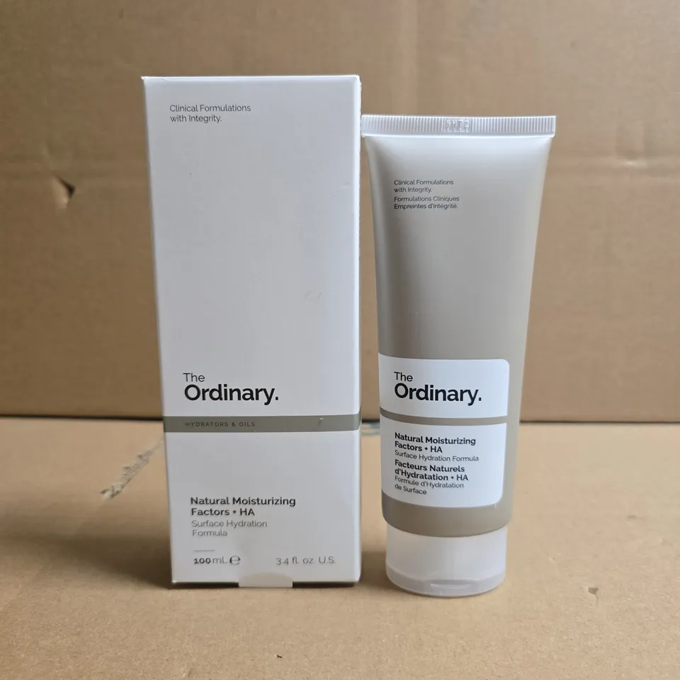 THE ORDINARY NATURAL MOISTURIZING FACTORS + HA FACIAL MOISTURIZER 100 ML