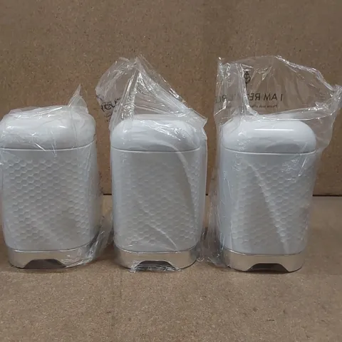BOXED SET OF 3 KITCHEN STORAGE CANISTERS 