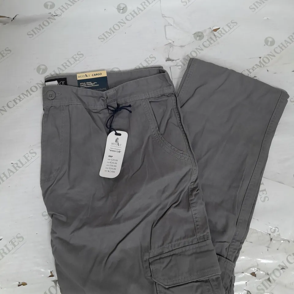 WESTACE CARGO PANT IN GREY SIZE 44W