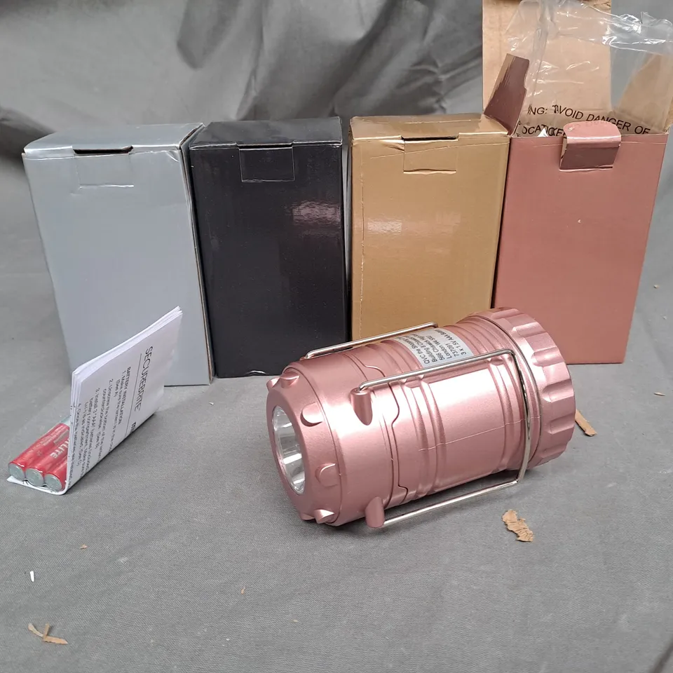 SCB SET OF 4 MINI POP-UP METALLIC LIGHTS