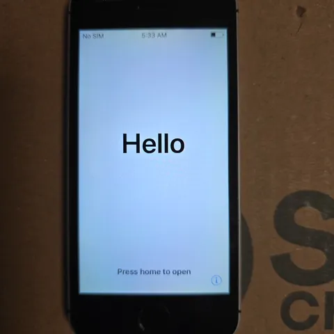 APPLE IPHONE 5S – SPACE GREY – 16GB