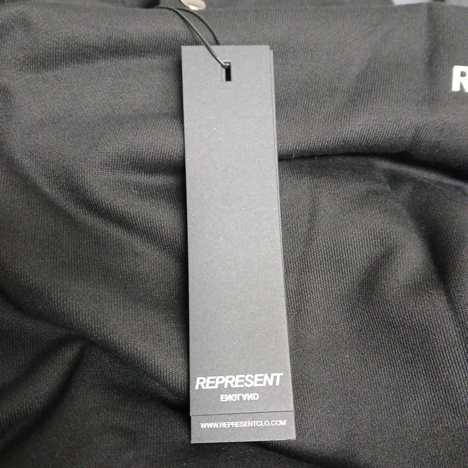 REPRESENT HOODIE – BLACK, OWNERS' CLUB GRAPHIC (VERIFY MODEL) SIZE XL