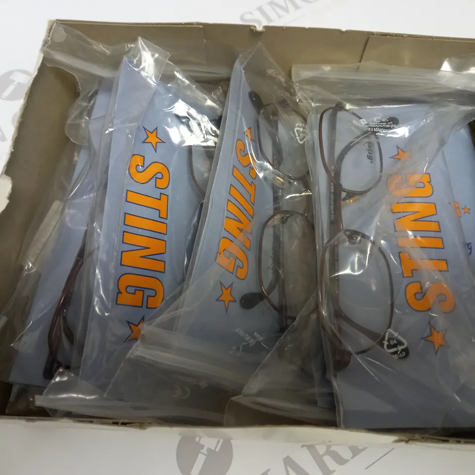 APPROXIMATELY 10 ASSORTED DE RIGO STING GLASSES TO INCLUDE MODELS 4317, 4397, 4322, 4336 ETC.