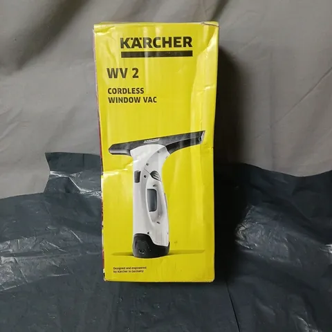 KÄRCHER WV 2 CORDLESS WINDOW VAC – BOXED