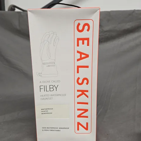 SEALSKINZ FILBY HEATED WATERPROOF GAUNTLET SIZE S