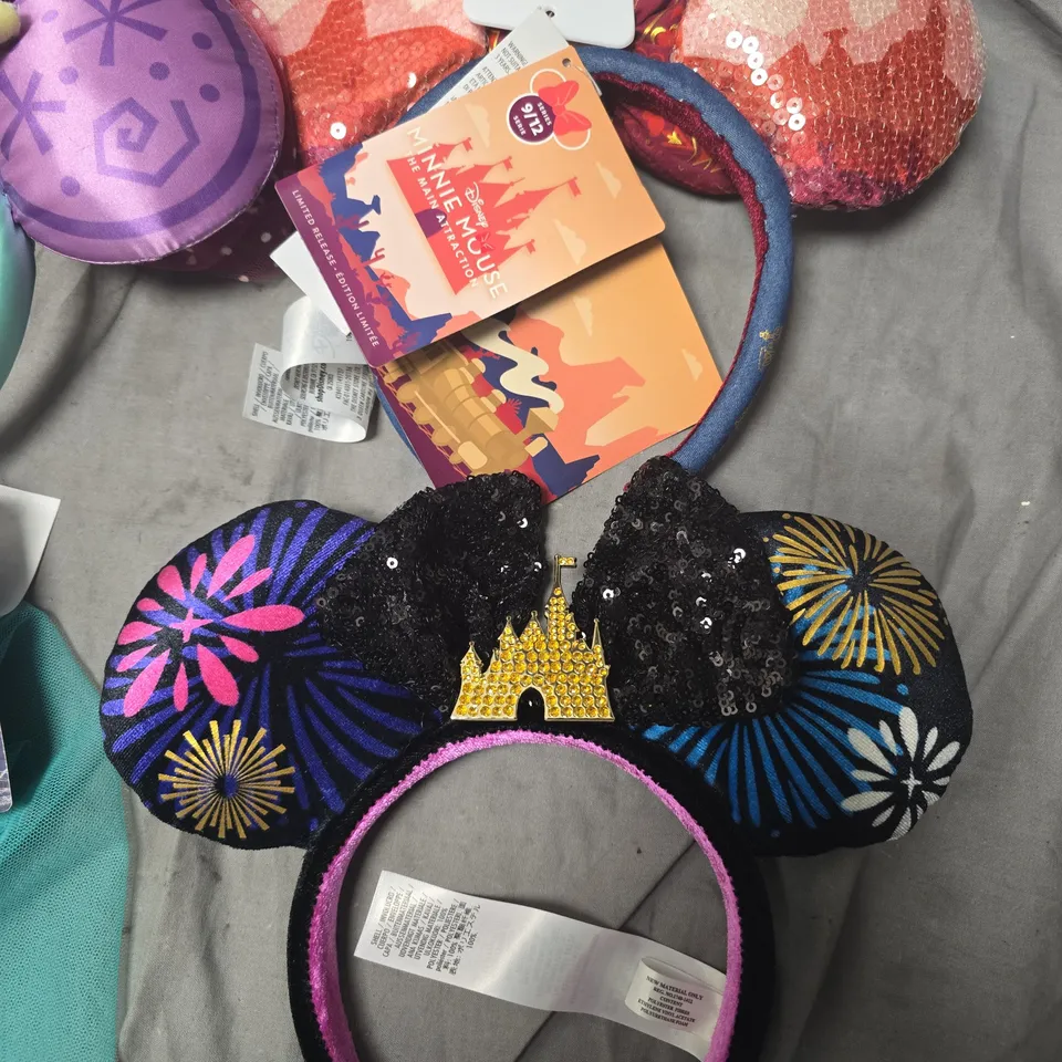 LOT OF 6 DISNEY MINNIE MOUSE MAIN ATTRACTION DRESS UP HEADBANDS 