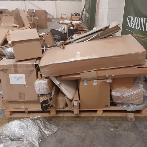 PALLET CONTAINING A VERY LARGE QUANTITY OF ASSORTED GARDEN/HOME FURNITURE AND DECORATION PARTS