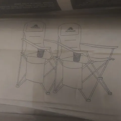 BOXED VOYAGER SET OF 2 CAMPING CHAIRS