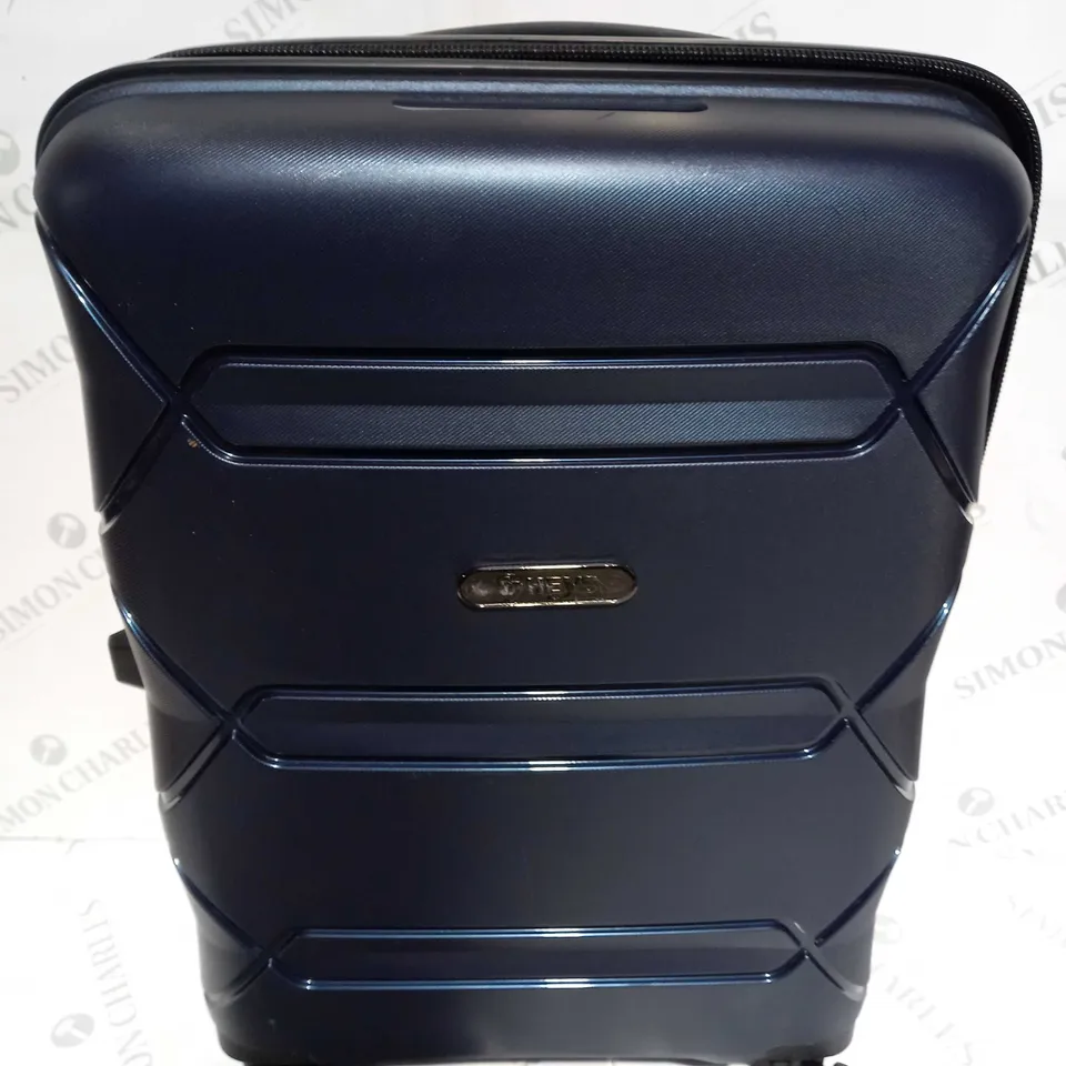 HEYS DURAFLEX 3 PIECE LUGGAGE SET & VANITY CASE IN NAVY