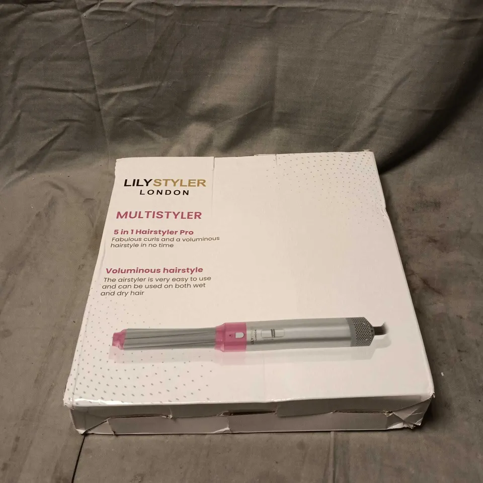 LILY STYLER LONDON MULTISTYLER 5 IN 1 HAIRSTYLER PRO – BOXED WITH ATTACHMENTS