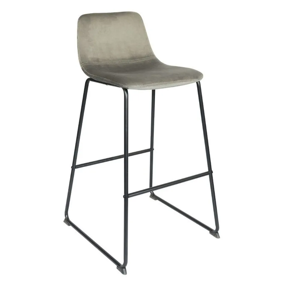 ANGELIKE 74CM BAR STOOL - GREY
