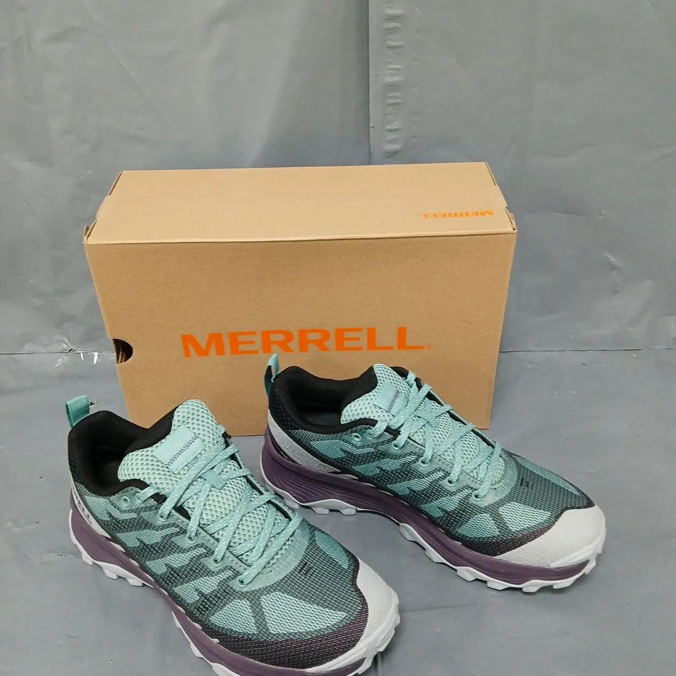 BOXED PAIR OF MERRELL SPEED ECO WATERPROOF UK 6