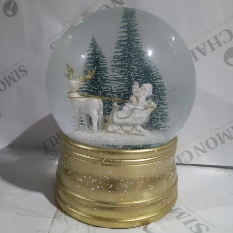 SANTA EXPRESS CHRISTMAS CHARACTER MUSICAL WATER SPINNER