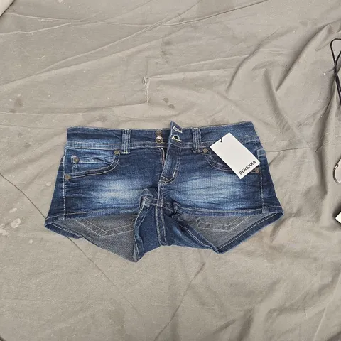 BERSHKA WOMEN'S DENIM SHORTS – EU 38 (US 06)