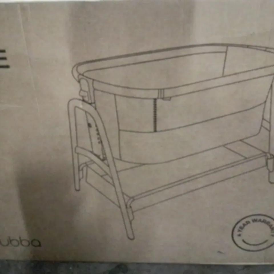 BOXED BUBBA CRIB SPACE GREY