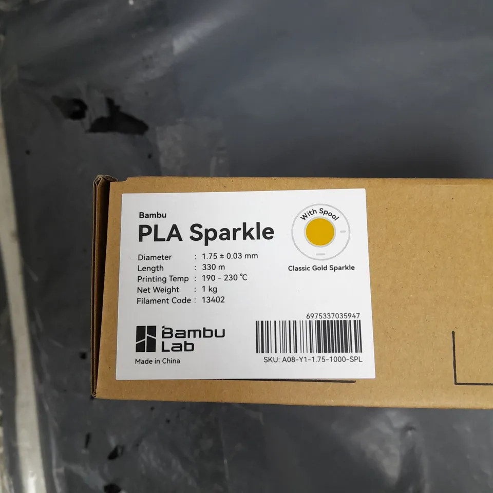 BAMBU LAB PLA SPARKLE CLASSIC GOLD SPARKLE