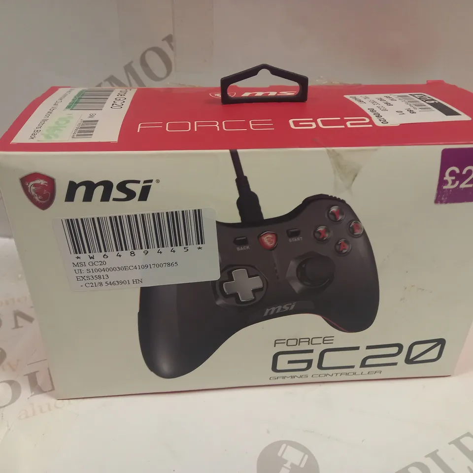 BOXED MSI FORCE GC20 GAMING CONTROLLER