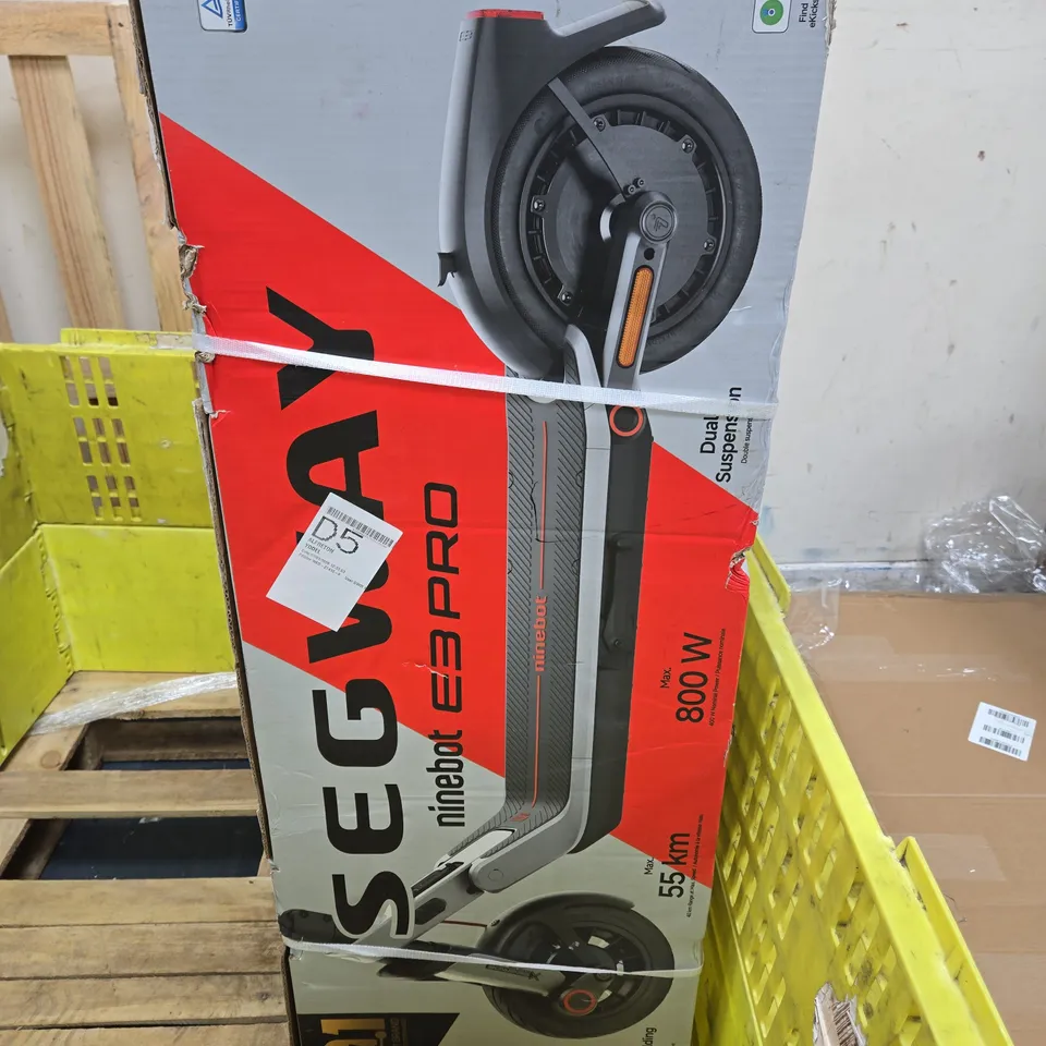 SEGWAY NINEBOT E3 PRO E ELECTRIC SCOOTER - GREY/BLACK