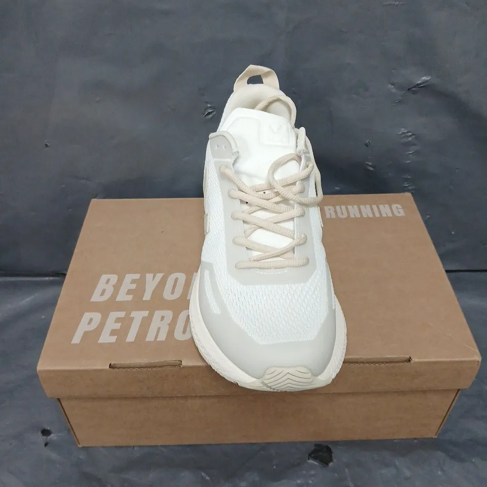 BOXED PAIR OF VEJA IMPALA EGGSHELL TRAINERS - 6