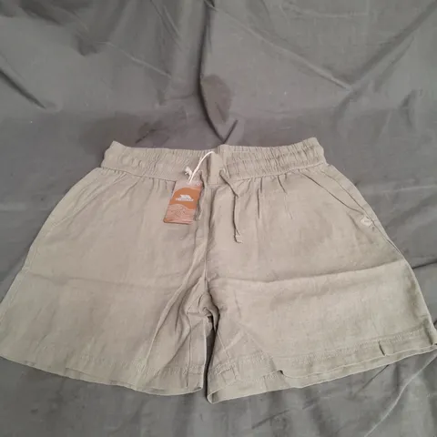 TRESSPASS SHARKEENA FEMALE CASUAL SHORT IN DARK MUSHROOM SIZE M