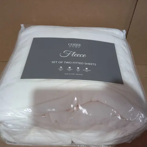COZEE FITTED BOTTOM SHEETS FOR BED - IVORY - SINGLE