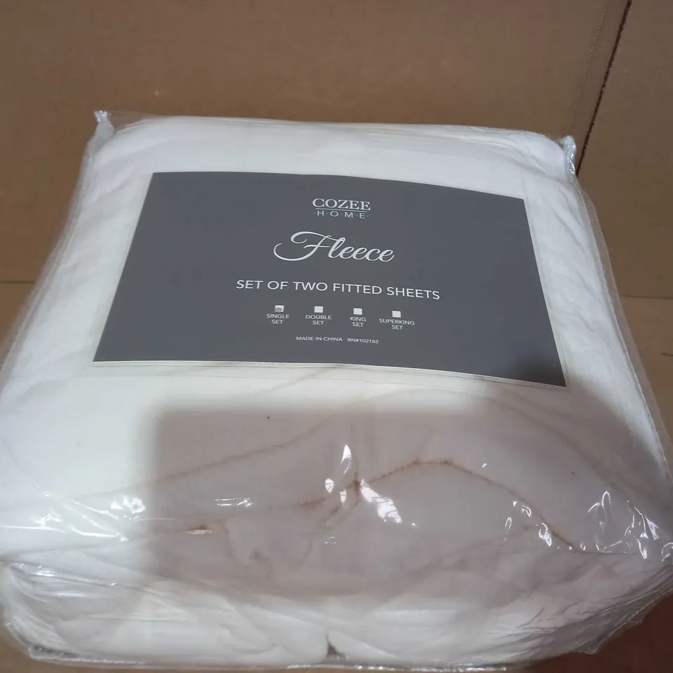 COZEE FITTED BOTTOM SHEETS FOR BED - IVORY - SINGLE 