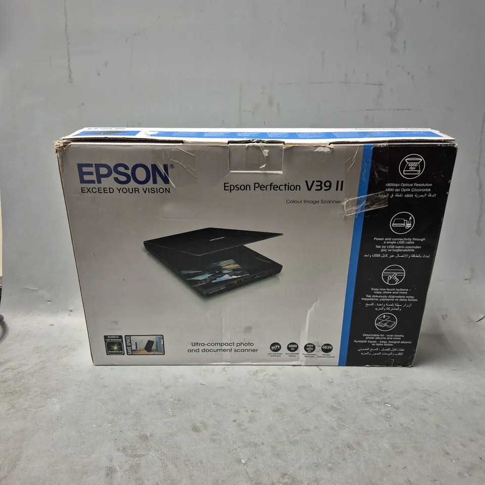 BOXED EPSON PERFECTION V39 II IMAGE SCANNER