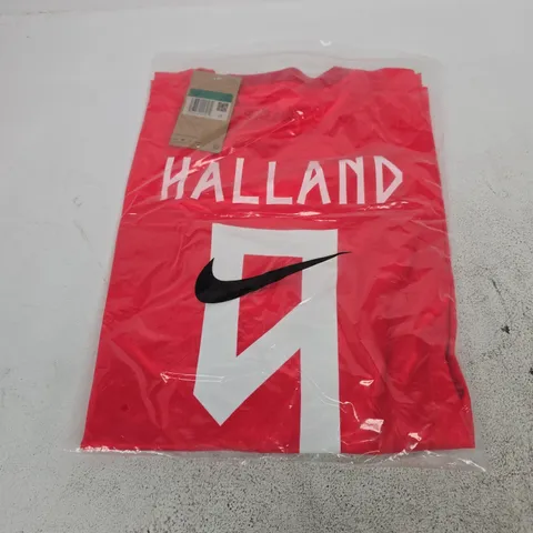 NORWAY NATIONAL TEAM FOOTBALL SHIRT – HALLAND 9 – NIKE – XL
