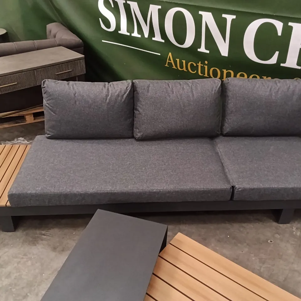 NORFOLK LEISURE EASTON LARGE CORNER SET WITH CUSHIONS AND SUN RECLINER